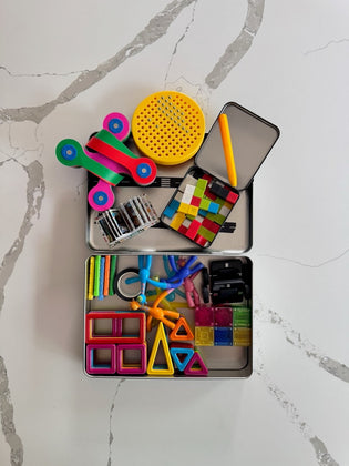  travel activity kit with magnetic toys
