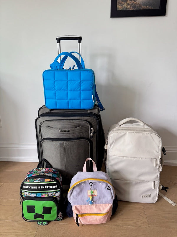 Carry-on  Only Packing List for 6 Weeks in Europe with 2 Kids