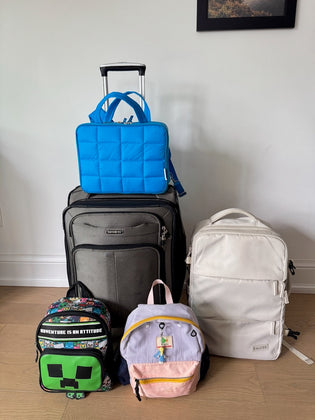  carry-on luggage for our Europe Trip