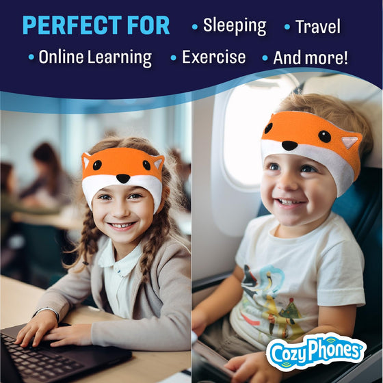 Soft Fleece Headband Headphones for Kids