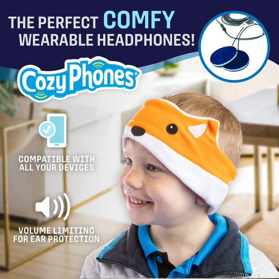 Soft Fleece Headband Headphones for Kids