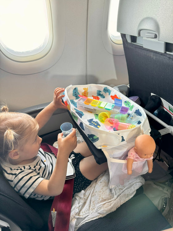 Airplane Travel Tray Table Cover for Kids Mini Jetsetter Mini