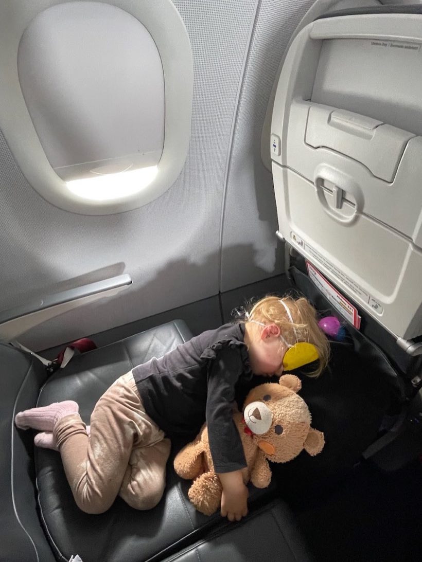 Travel Must Haves (After 3 Weeks in Europe with Kids!): 10. Inflatable Airplane Footrest